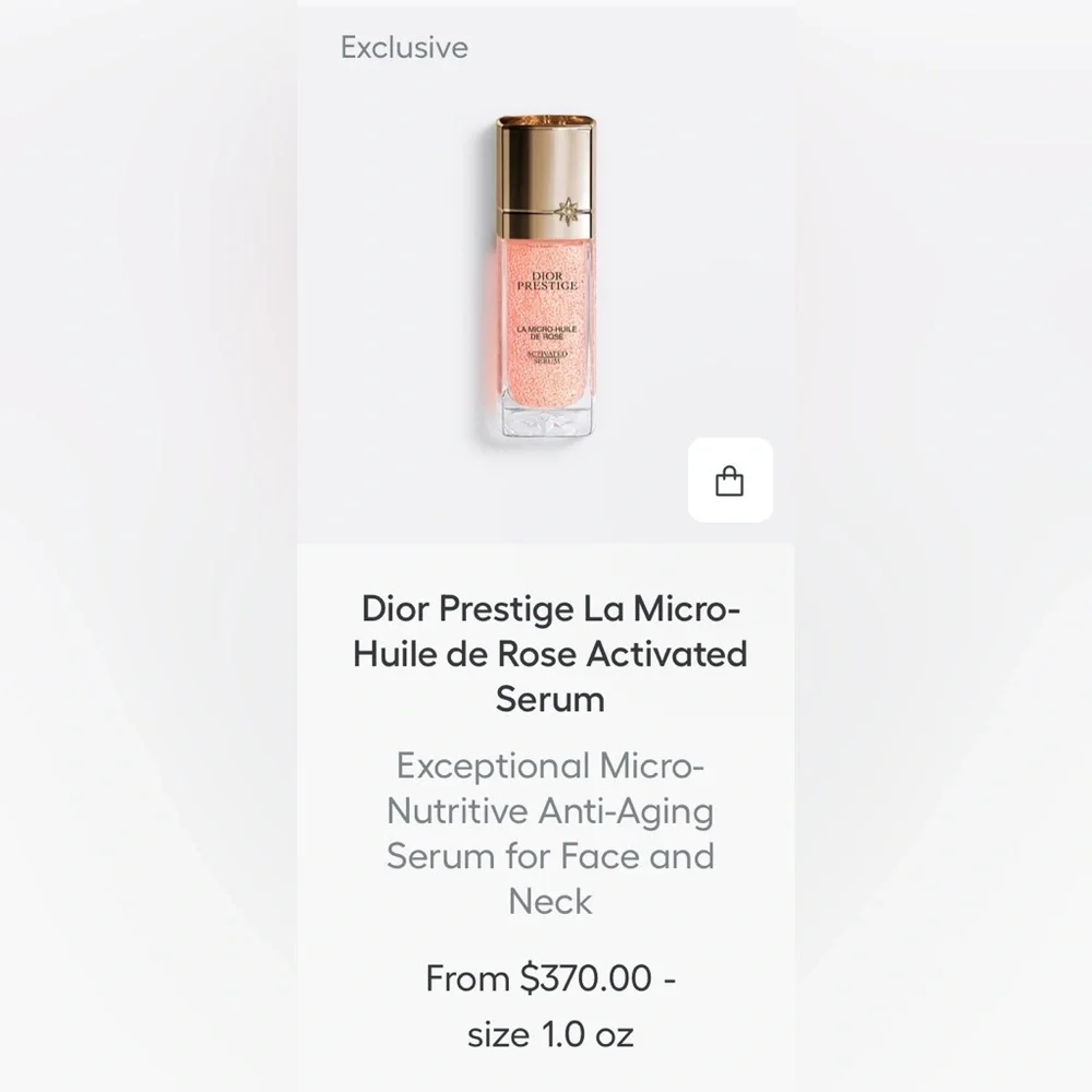 NEW Dior Prestige Serum+Cream VIP Skincare Mini Gift Set - Picture 4 of 9